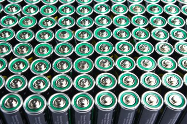 Row of batteries clipart