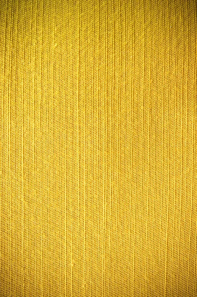 Texture du tissu jaune — Photo