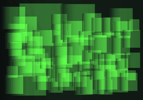 Abstract groene vierkante achtergrond eps 9 — Stockfoto