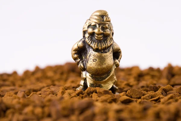 Golden gnome — Stock Photo, Image