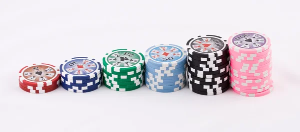 Casino chips — Stock Photo, Image