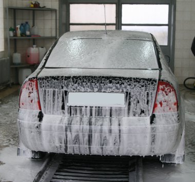 Car wash clipart