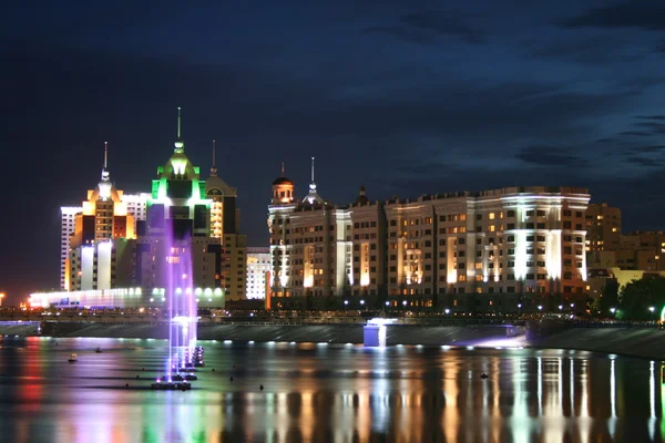 Nattens Astana - Stock-foto