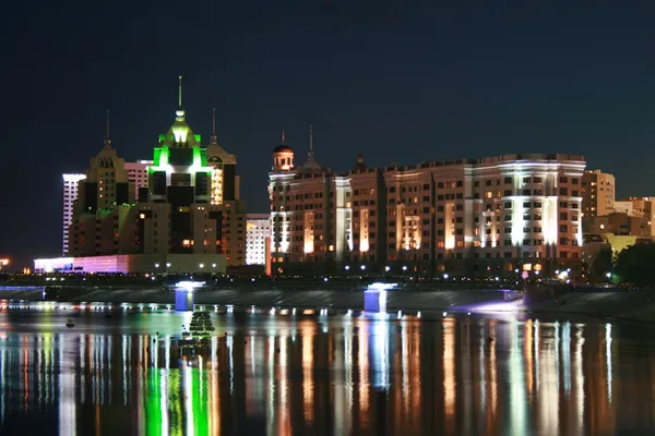 Night Astana — Stock Photo, Image