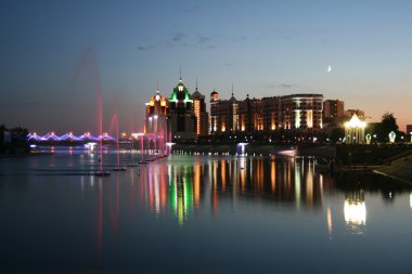 Night Astana clipart