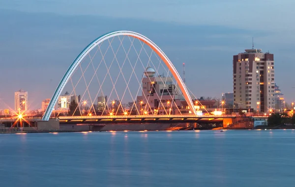 Puente en Astana Imagen de archivo