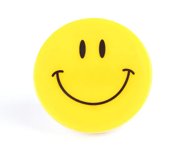 Желтая улыбка — стоковое фото