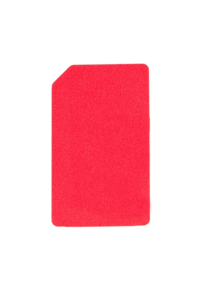 Κόκκινο simcard — Φωτογραφία Αρχείου