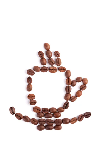 Tasse à café en grains — Photo