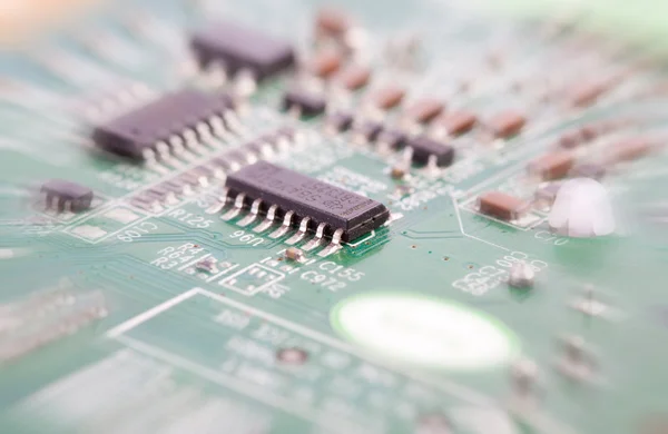 stock image Circuit board (with zoom effect)