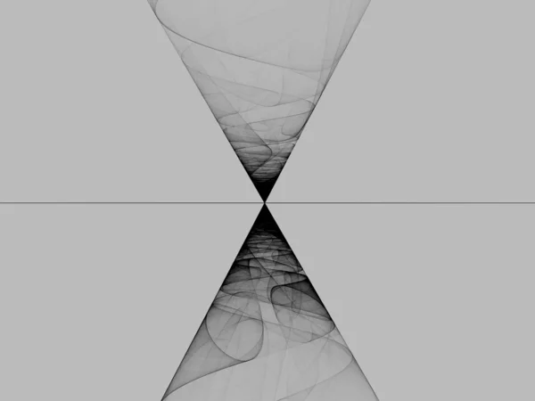 Ampulheta fractal — Fotografia de Stock