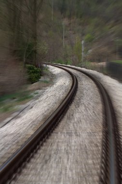 Train Railroad Speed clipart