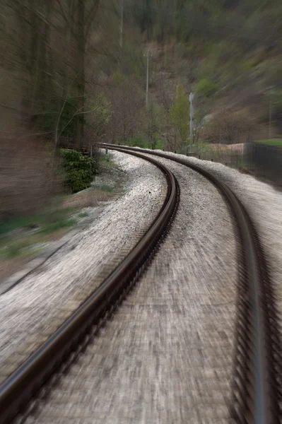 Stock image Train Railroad Speed