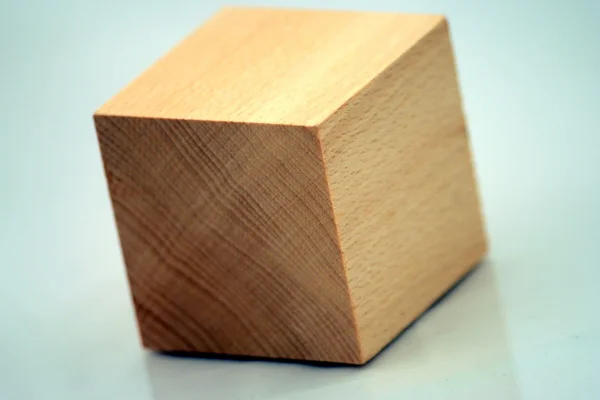 stock image Wooden cube