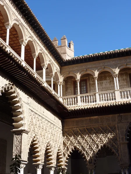 Königlicher Alcazar in Sevilla, Spanien — Stockfoto