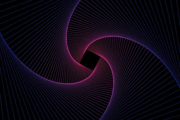 Spiral on black — Stock Photo, Image