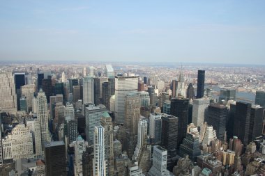 Manhattan'ın havadan görünümü