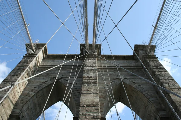 Λεπτομέρεια γέφυρα του Μπρούκλιν — Φωτογραφία Αρχείου