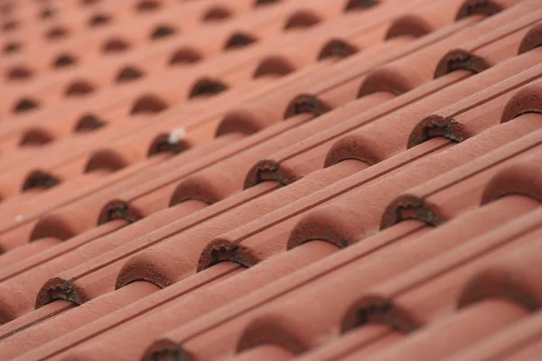 Detalhe telhado vermelho — Fotografia de Stock
