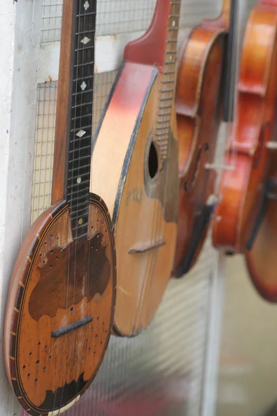 Старовинні музичні інструменти — стокове фото