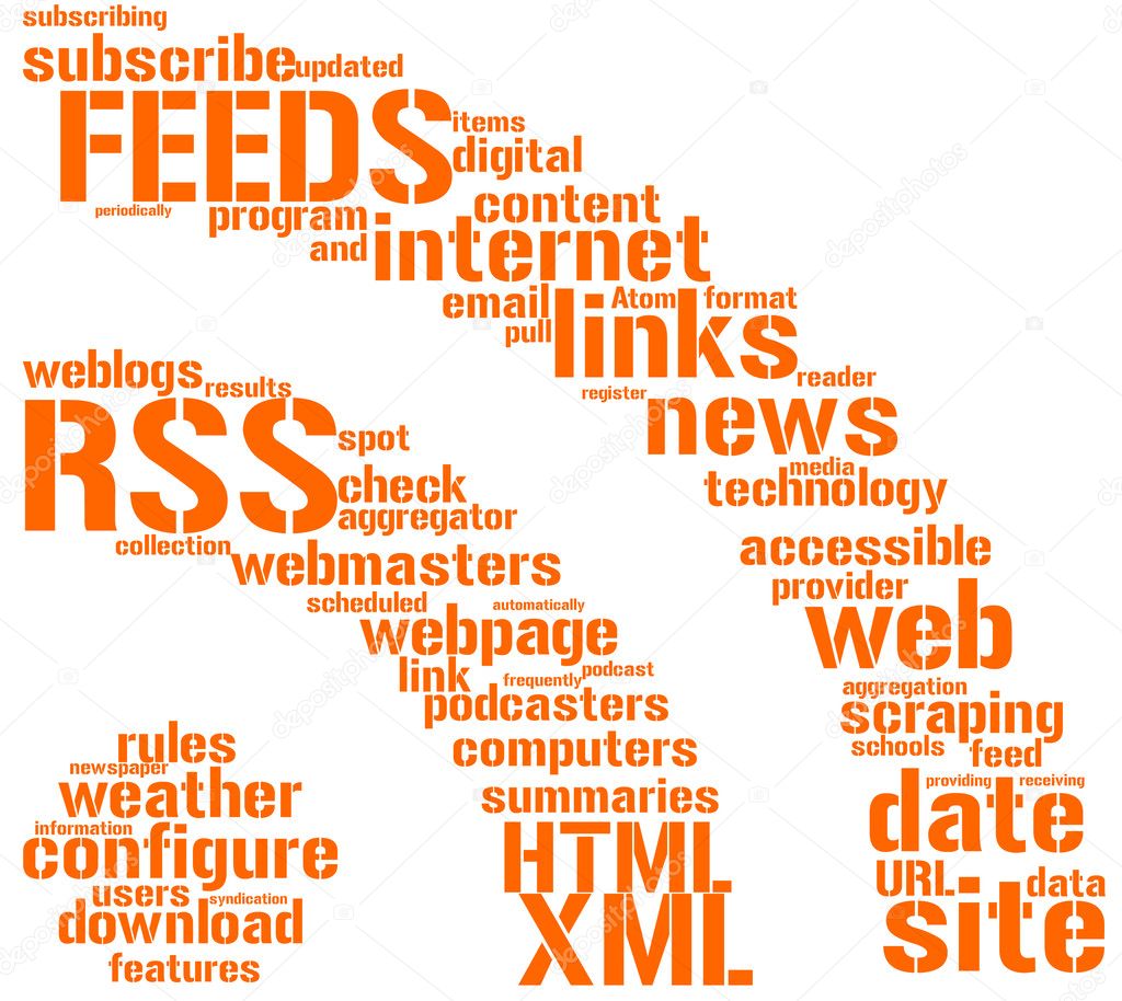 Rss feed sign tag cloud