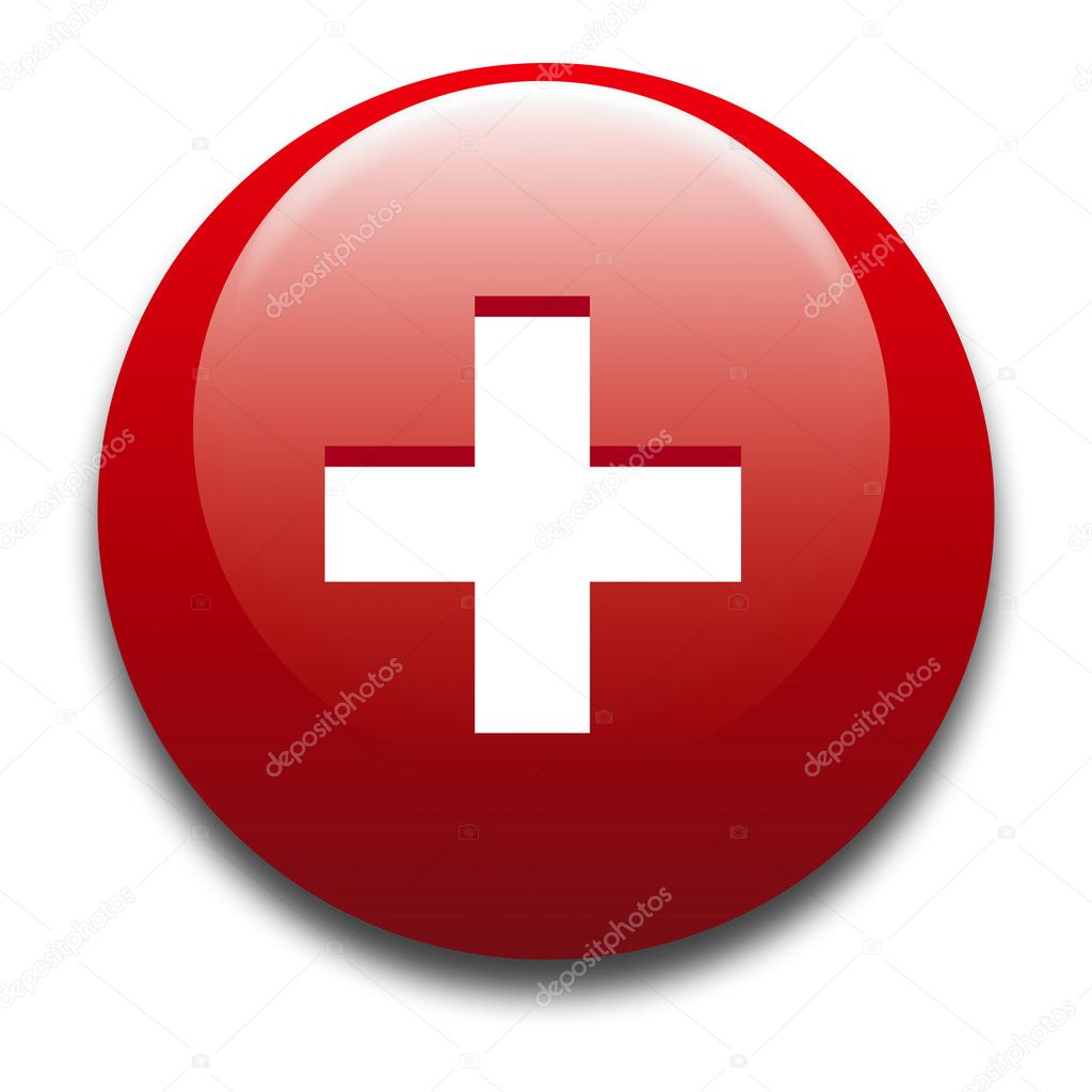 Badge - Swiss flag