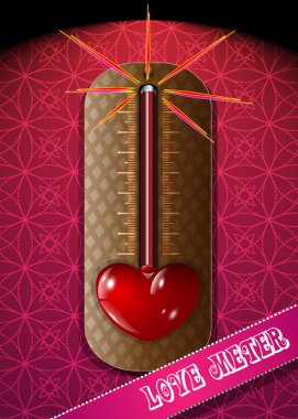 Vector Love Meter Concept clipart