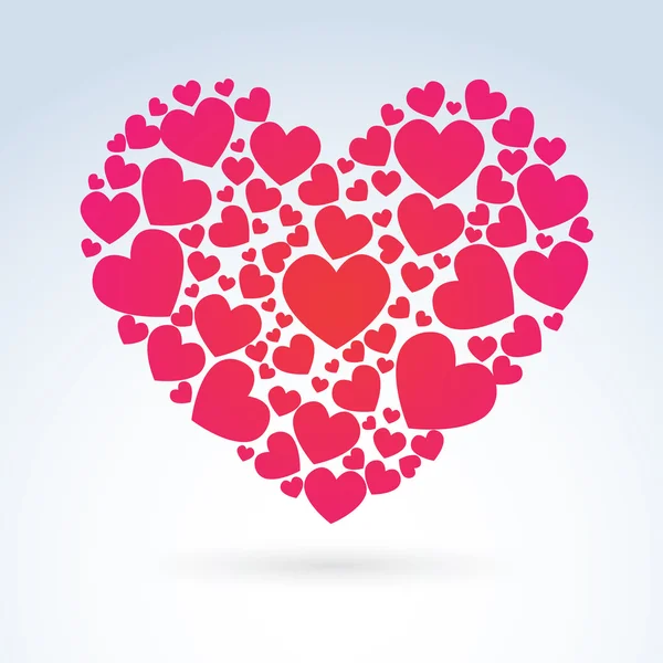 Vector corazón de San Valentín — Vector de stock