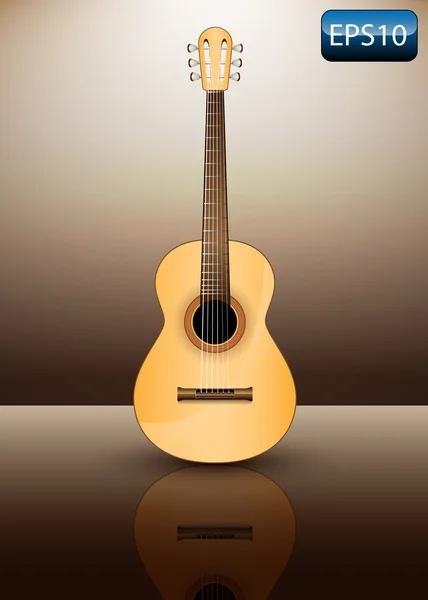 Guitarra clásica vectorial — Archivo Imágenes Vectoriales