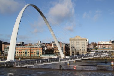 Millennium Bridge , Newcastle-upon-Tyne clipart