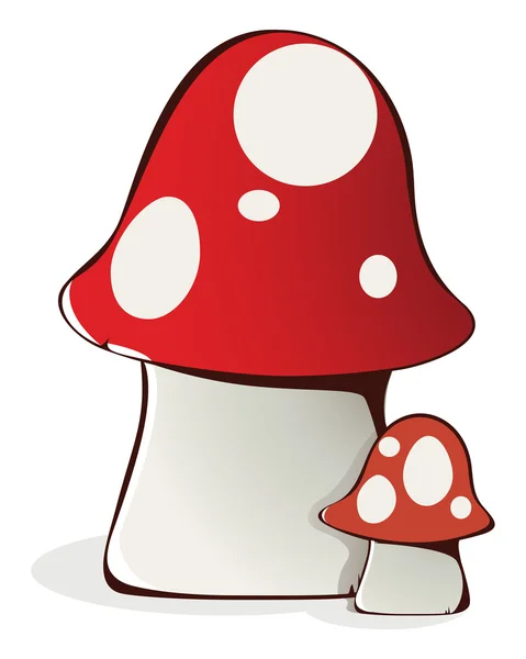 stock vector Magic mushrooms