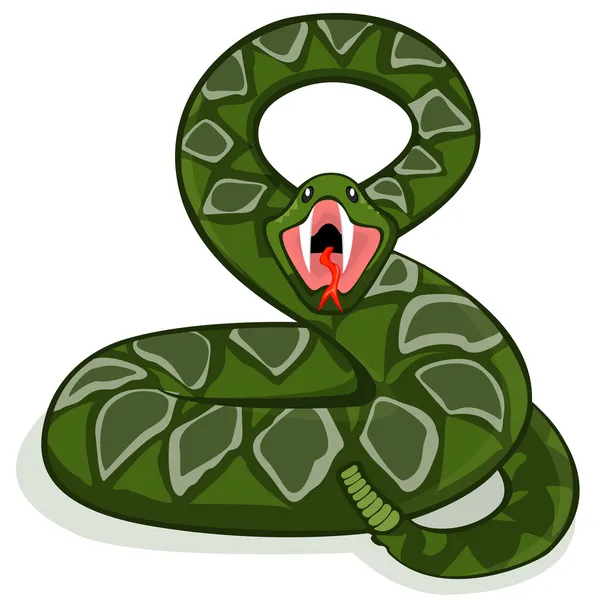 Serpiente de cascabel — Archivo Imágenes Vectoriales