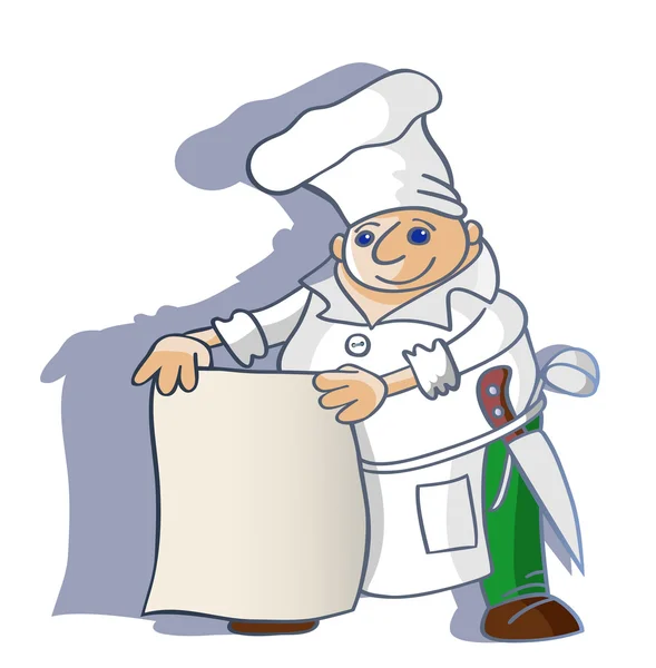 The cook — Stock Vector