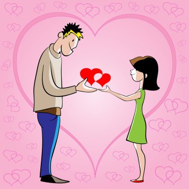 He and she clipart