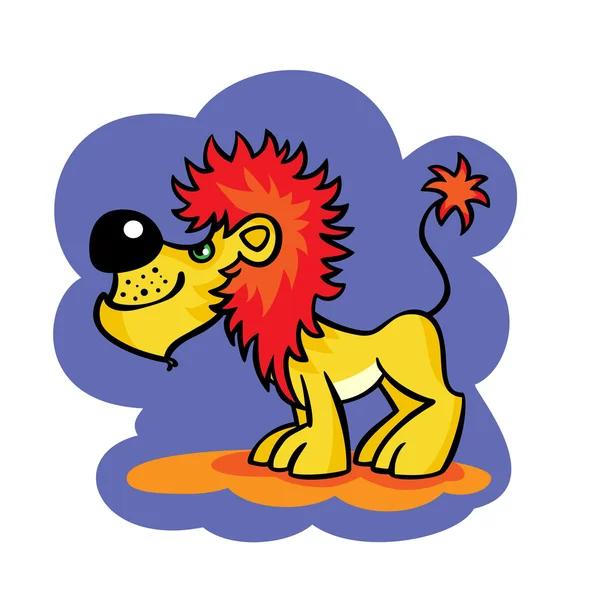 Lion adulte — Image vectorielle