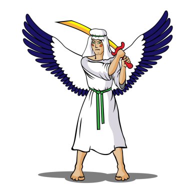 Angel-soldier clipart