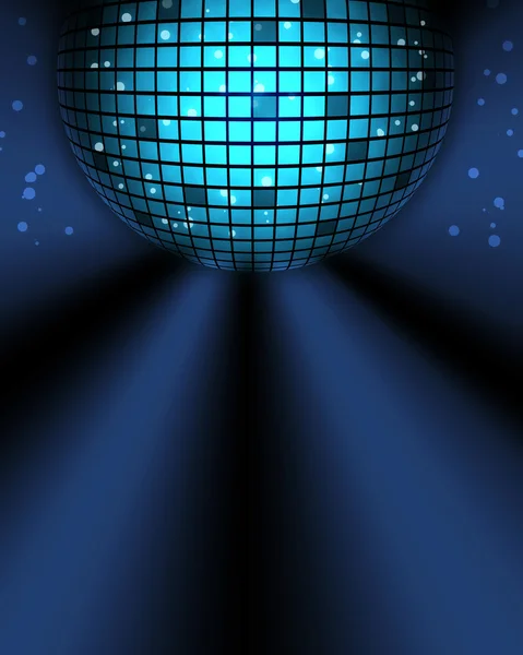 Abstraktní techno disco magic ball plakát — Stock fotografie