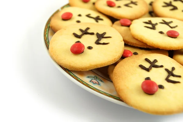 Soubory cookie sobů na desce — Stock fotografie