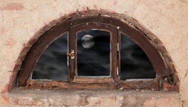 eski yarım silindirik cam