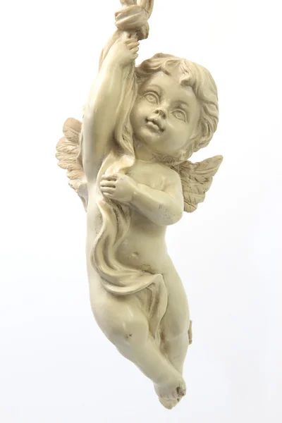 Angel over white — Stock Photo, Image