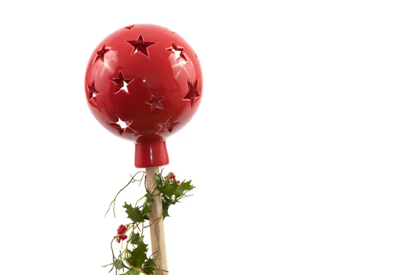 Christmas ball with stars — Stock Photo, Image