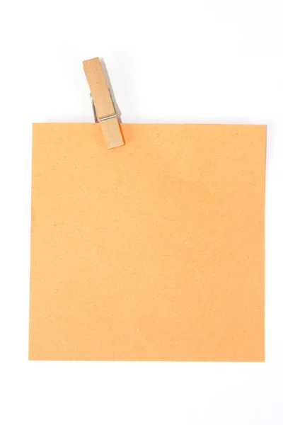 Orange note — Stock Photo, Image