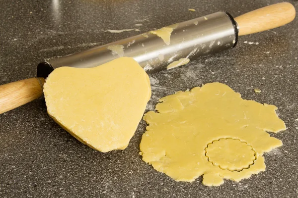 Kalp pasta — Stok fotoğraf