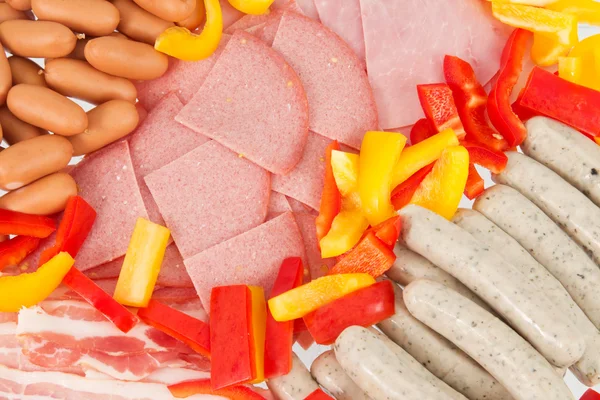 Closeup of raclette ingredients — Stock Photo, Image
