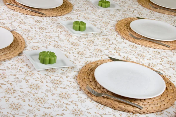 Table ready laid — Stock Photo, Image