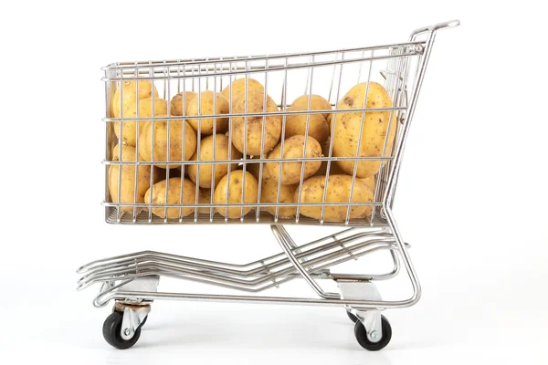 stock image Potatoes in a cart