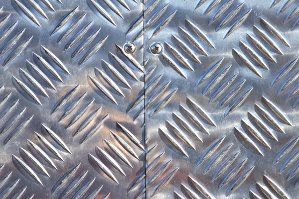 Checker aluminiumplaat — Stockfoto