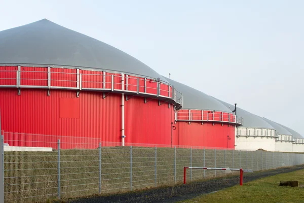 Fermenter of a biogas plant — Stock Photo, Image