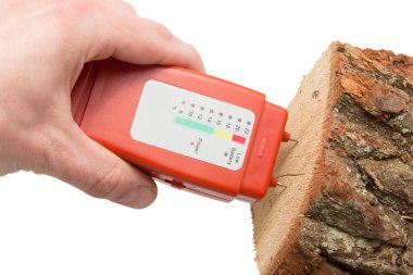 Wood moisture meter clipart