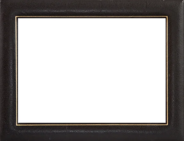 Leather picture frame — Stock Photo, Image